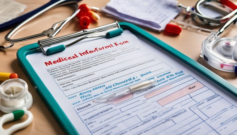 kids medical form essentials