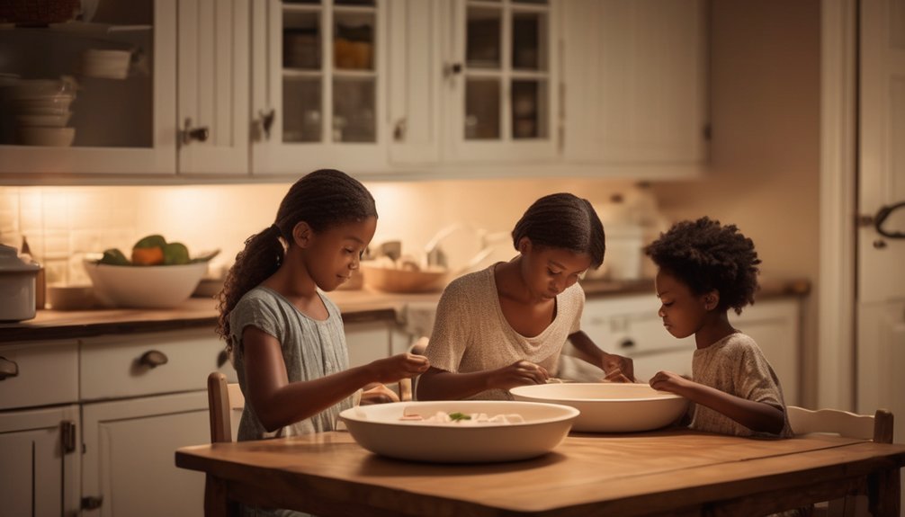 mindful tech free family dinners