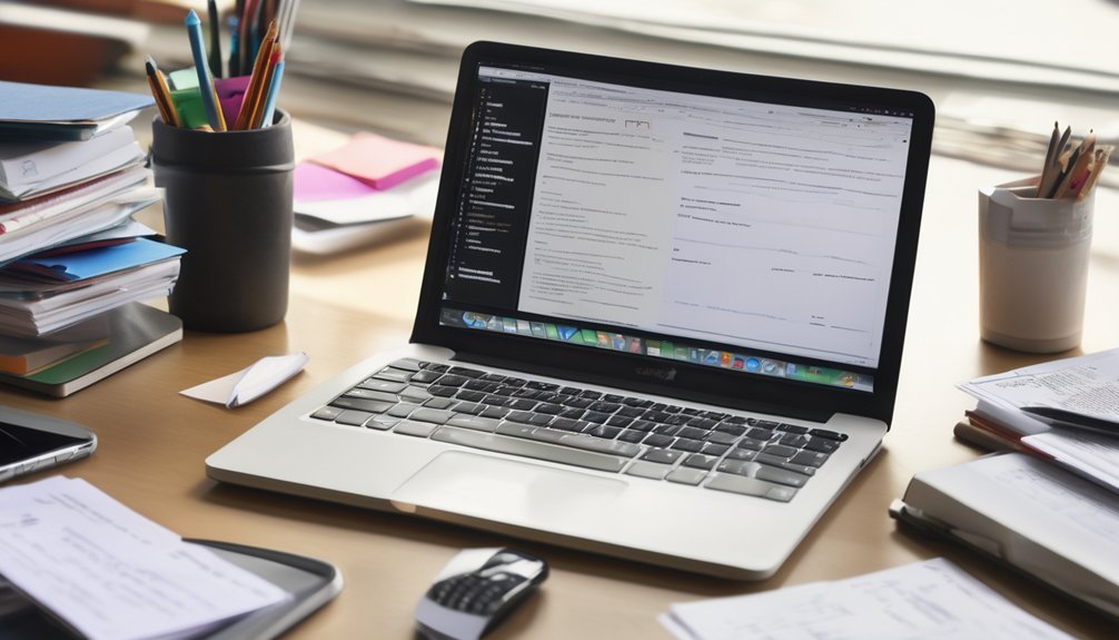 organize assignments and notes