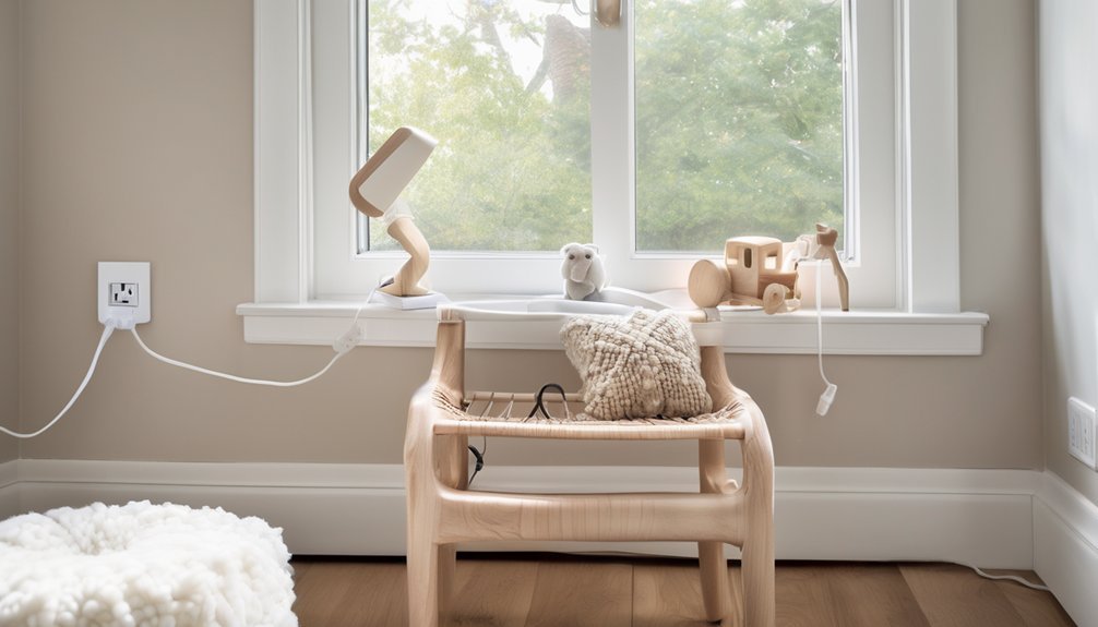 secure outlets tidy cords