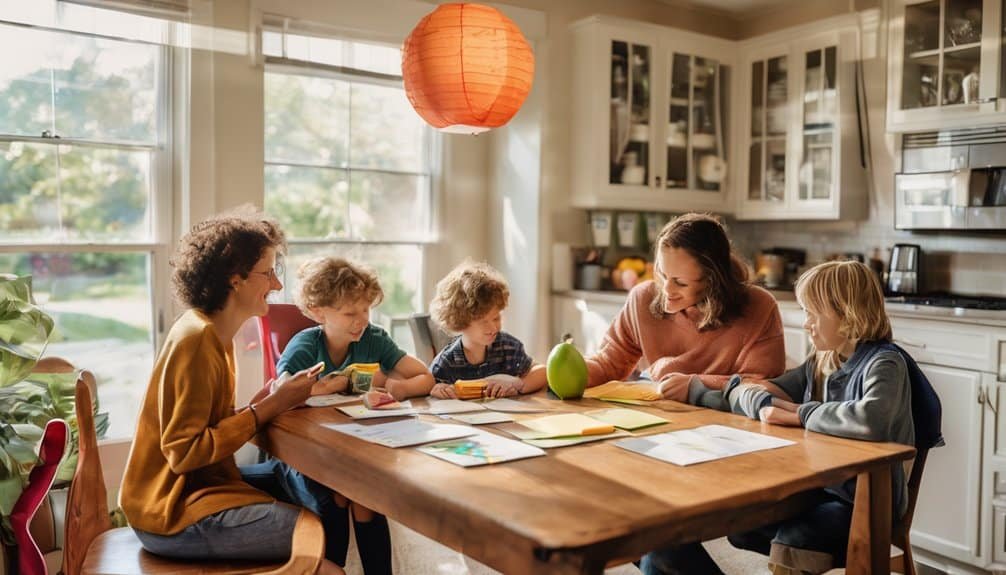 structured family daily routine