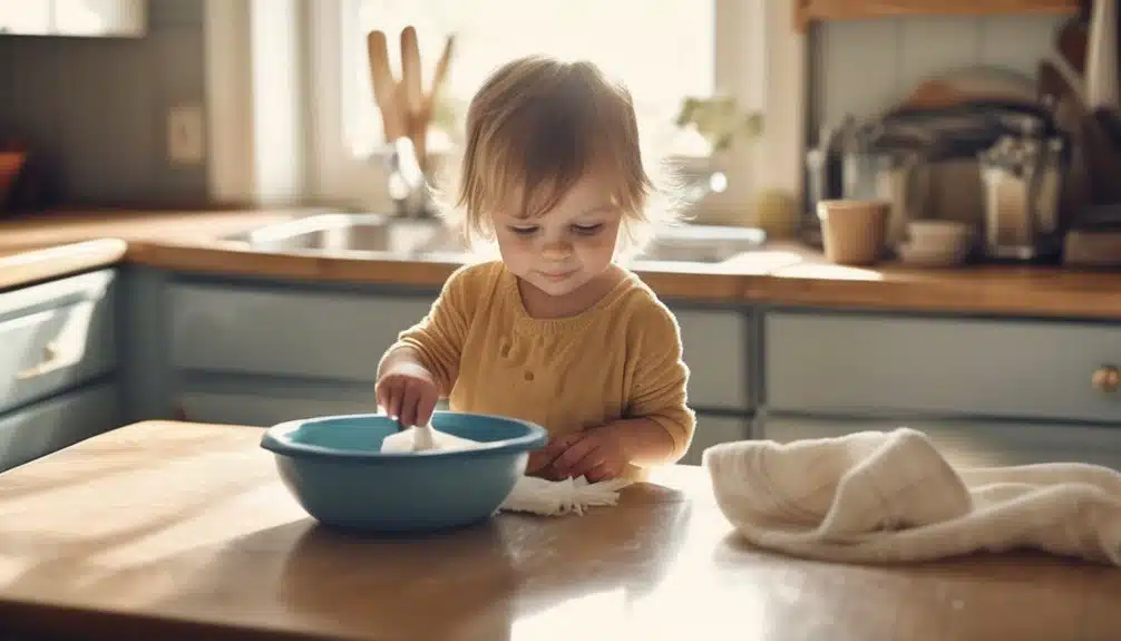 toddler friendly kitchen chores