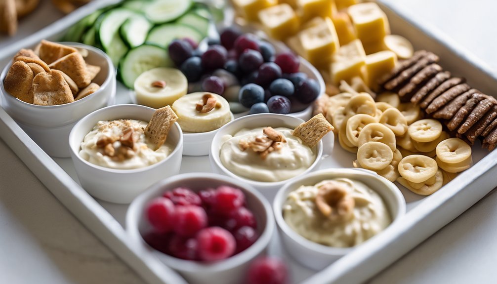 variety of toddler snacks
