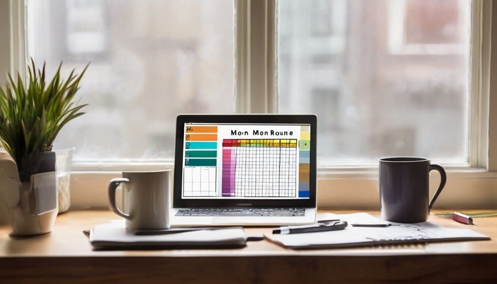 visual morning routine chart